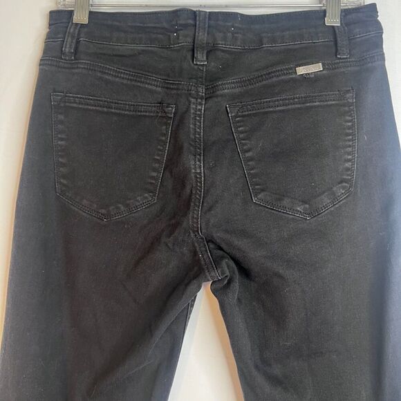 KanCan Faded Black Straight Slight Flare Non Destructed Jeans Size 11/29 - Picture 4 of 11